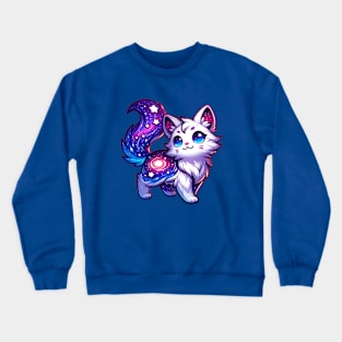 A Cute Furry Cat Lover Crewneck Sweatshirt